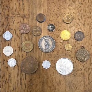 Mixed Coin Collection Doubloons Medallion Cash and Non-Cash Value